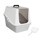 Large opening litter tray for cats with swing door, imported from the UK