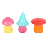 Superdrug Something Different Funky Fungi Mushroom Candles (Pack of 3)- Buy online at McGrocer