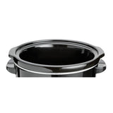 Cookworks 6.5L black slow cooker, imported from the UK