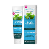 Holland & Barrett Jason Powersmile Peppermint Fresh Breath Toothpaste Fluoride Free 119g- Buy online at McGrocer