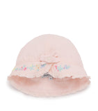 Tartine et Chocolat cotton embroidered baby bonnet (British brand)