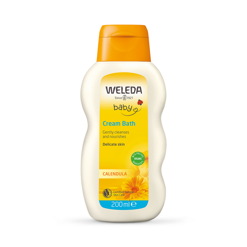 Gentle Calendula and Almond Oil Baby Cream Bath 200ml