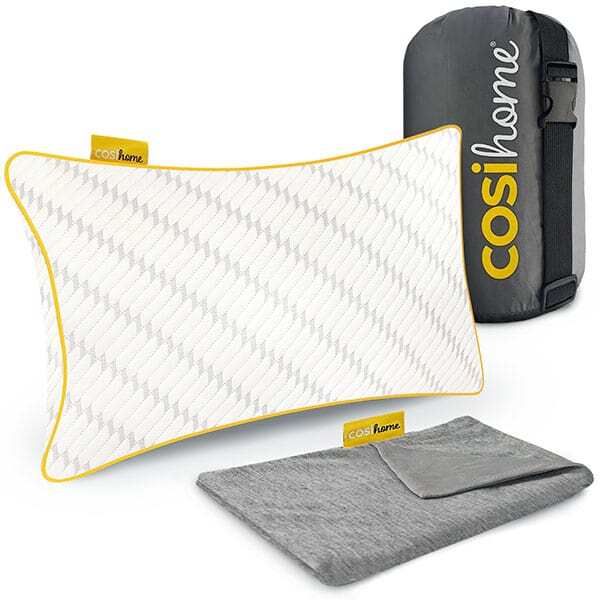 Cosi Home memory foam travel pillow adjustable 1 pack - British product