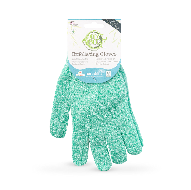 2-in-1 Dual-Sided Exfoliating and Lathering Body Glove
