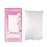 Brushworks Luxe white satin pillowcase (British brand)