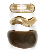 Harrods Marina Rinaldi Metal and Resin Bracelets (Set of 3)- Buy online at McGrocer
