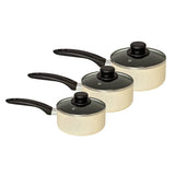 Argos Home cream non-stick pan set 3 piece, imported from the UK