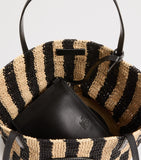 Valentino Garavani straw raffia bucket bag - British product