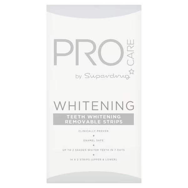 Superdrug ProCare Teeth Whitening Strips 14 Pack (British brand)