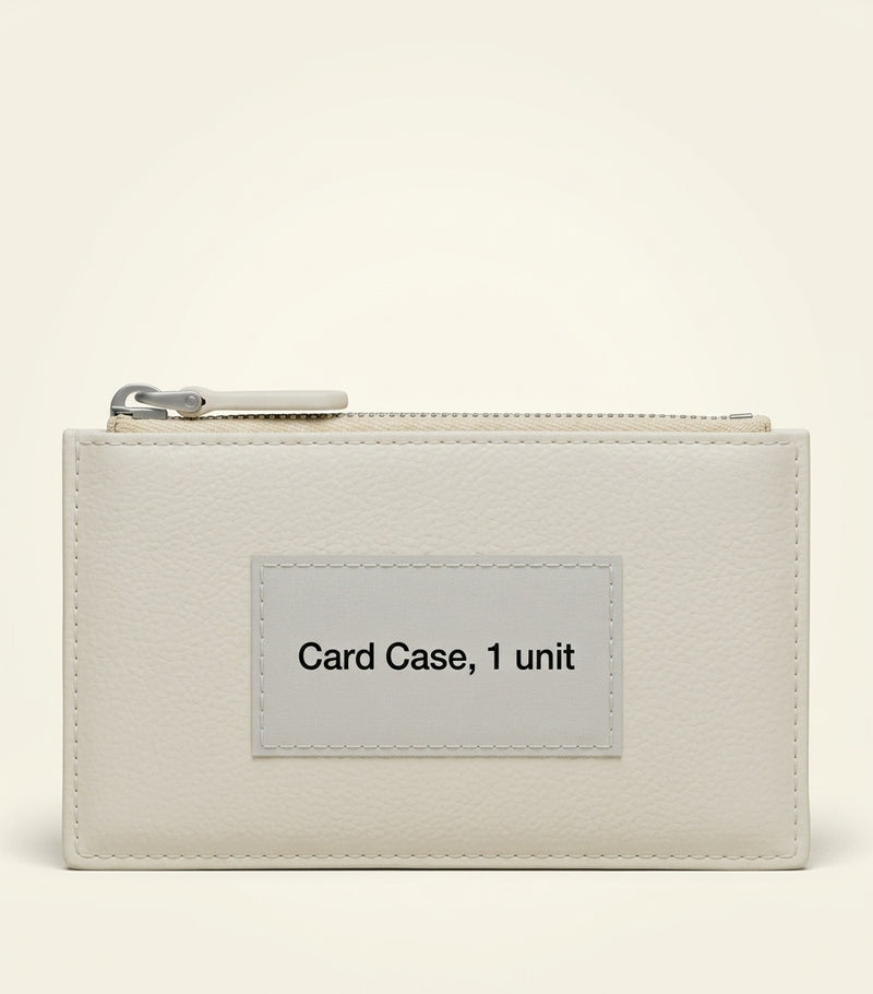 Prada Saffiano leather card holder with zip closure (British brand)