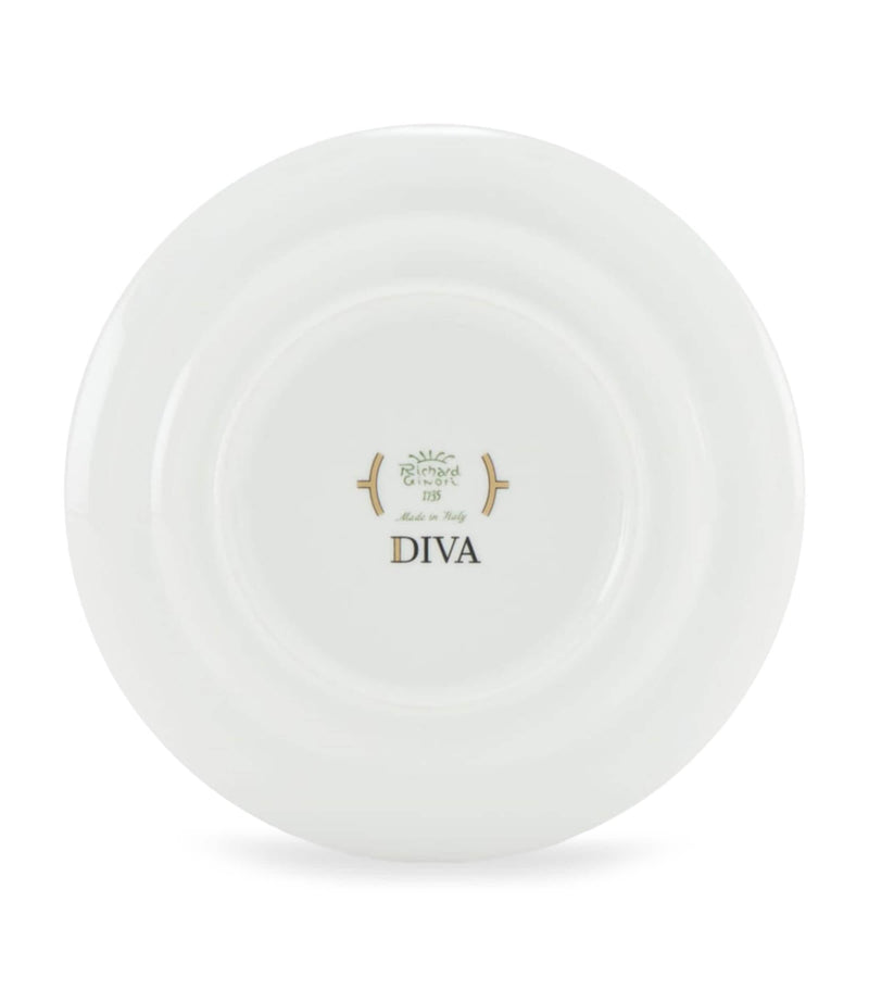 GINORI 1735 porcelain dessert plate Verde 20cm, UK version