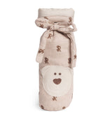 Harrods Stefano Ricci Kids Cotton Teddy Bottle Bag H31cm x W9.5cm- Buy online at McGrocer