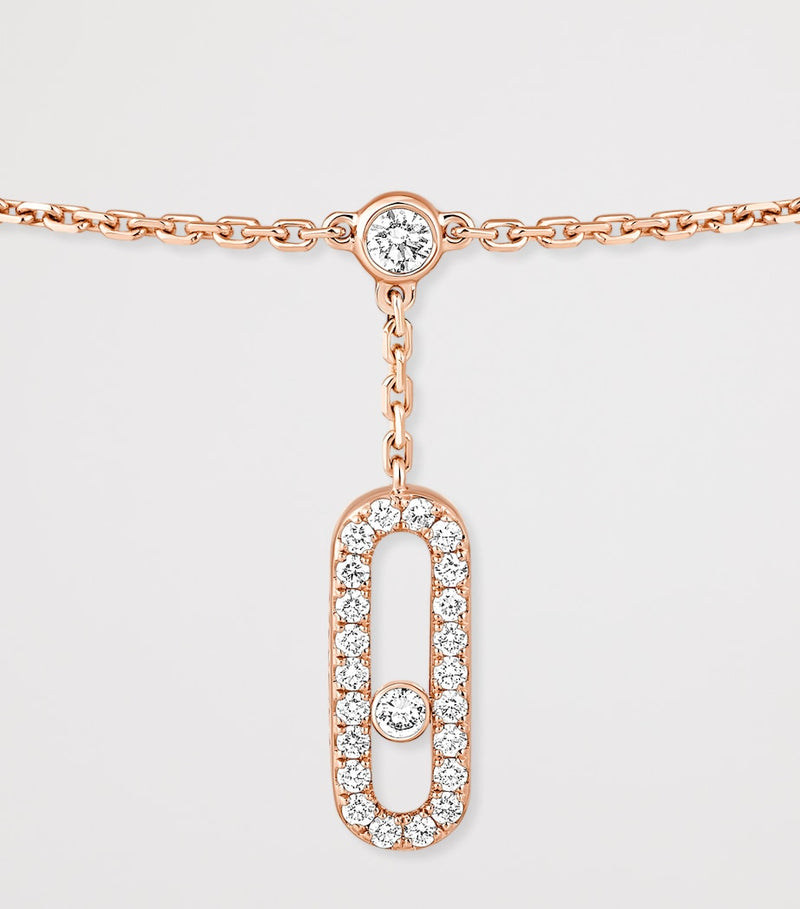 Messika ankle bracelet rose gold diamond 0.35ct, UK version
