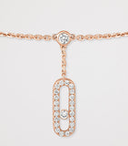 Messika ankle bracelet rose gold diamond 0.35ct, UK version