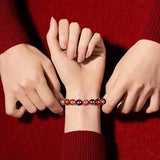 Superdrug Leaper Natural Super Seven Buddha Bead Crystal Bracelet- Buy online at McGrocer