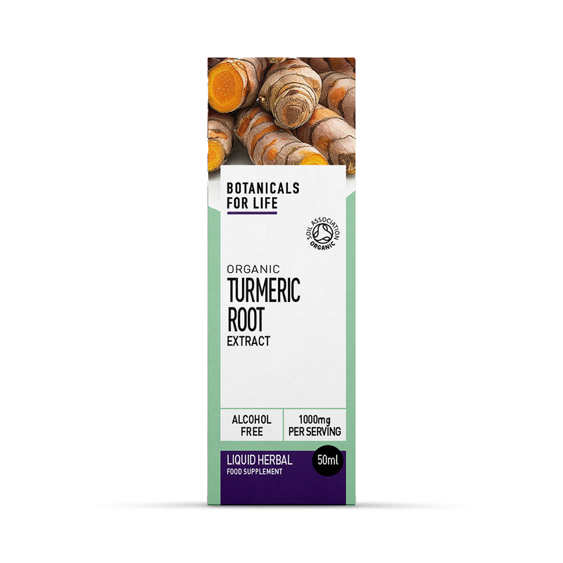 Botanicals For Life Organic Turmeric Extract 50ml - British product