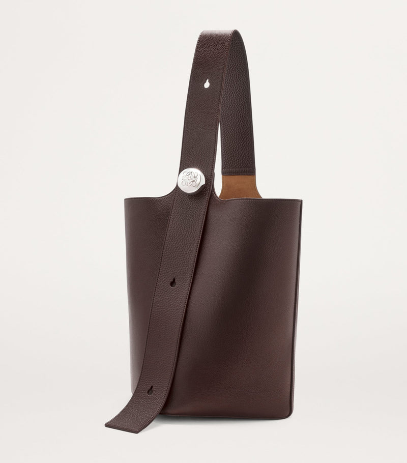 LOEWE Pebble bucket bag calfskin leather (British brand)
