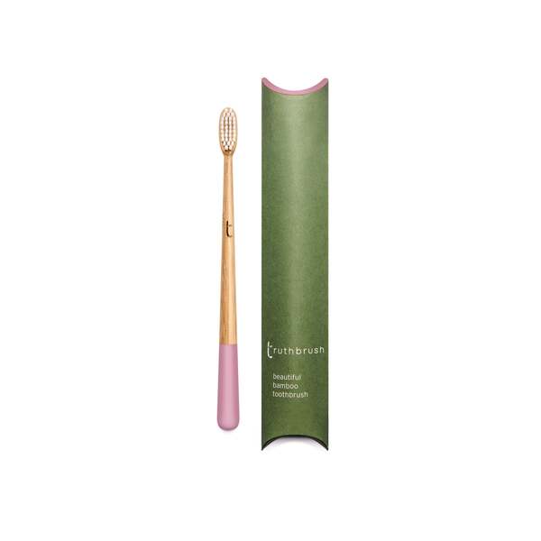 Truthbrush bamboo toothbrush Sunrise 4 Pack (British brand)