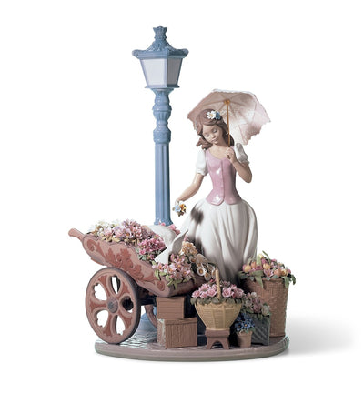 Harrods Lladró Flowers for Everyone Porcelain Figurine- Buy online at McGrocer