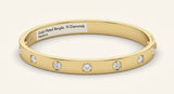 Cartier LOVE 10-diamond yellow gold bracelet 6.1mm width, UK version