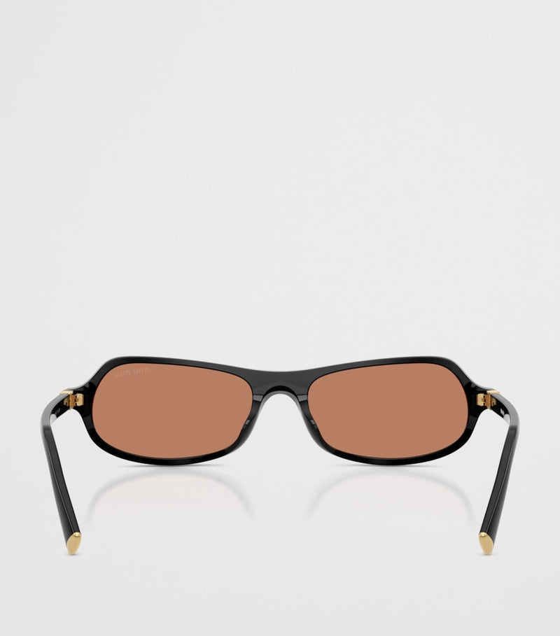 Miu Miu irregular oval sunglasses - British product