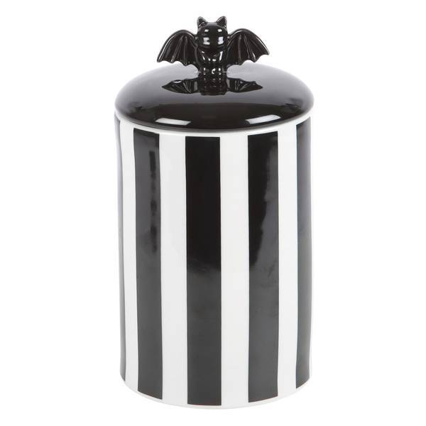 Something Different Striped Bat Jar with 20.5cm height (British brand)