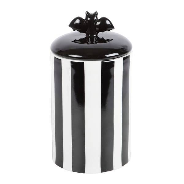 Something Different Striped Bat Jar with 20.5cm height (British brand)