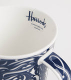 Harrods Knights of Brompton Road bone china mug, UK version