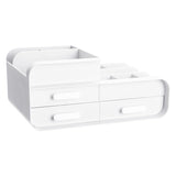 Superdrug Livingandhome Multifunctional Plastic Desk Organizer White- Buy online at McGrocer