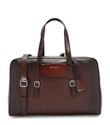 Harrods Santoni Leather Weekend Bag 34cm x 52cm x 25cm- Buy online at McGrocer