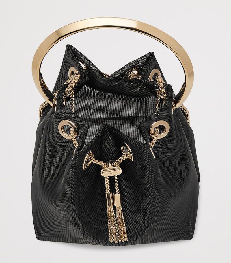 Jimmy Choo mesh Bon Bon top-handle bag (British brand)