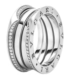 Bvlgari B.zero1 three-band white gold ring, imported from the UK