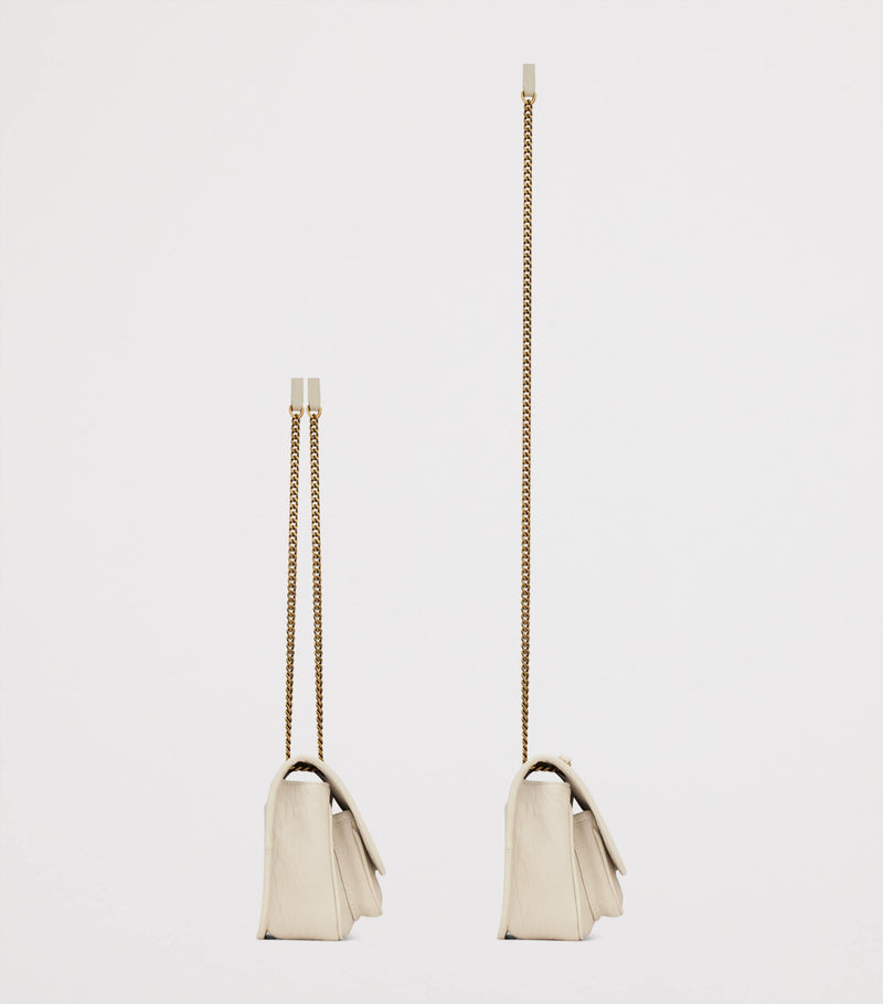 Saint Laurent Mini Niki shoulder bag in leather, imported from the UK
