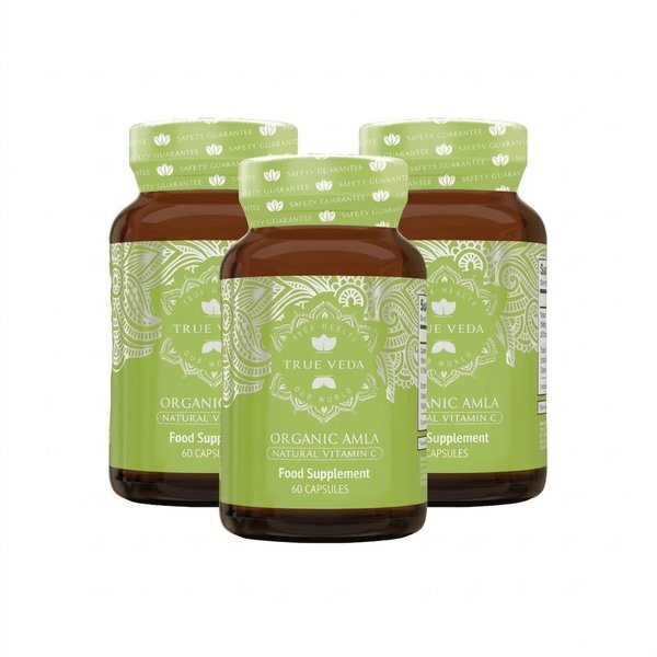 True Veda organic amla capsules 180 count - British product