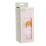 Ziggle Cotton Muslin Swaddle Wrap Cockapoo Dog 120cm x 120cm (British brand)