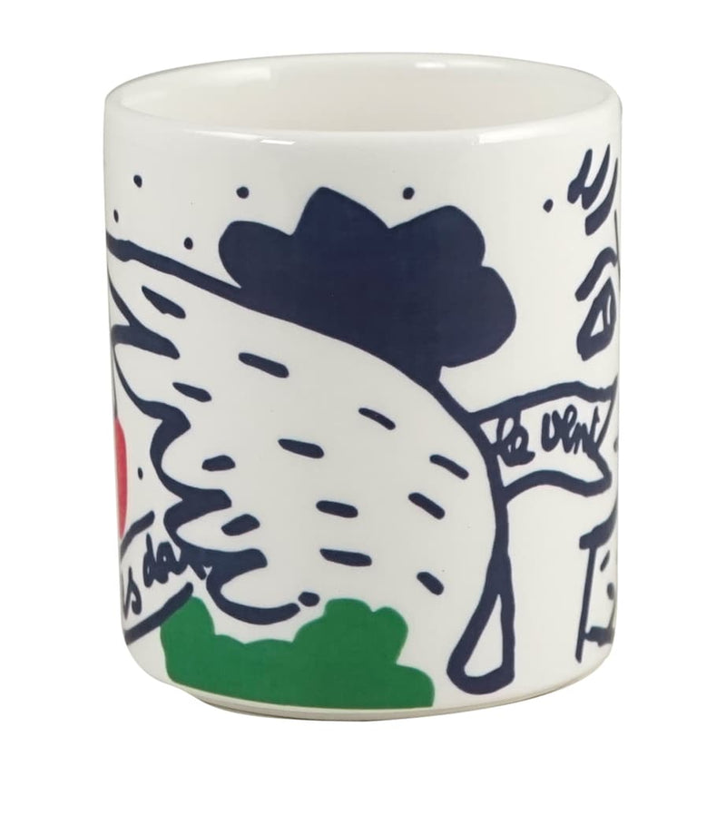 Gien L'Archipel Sentimental face mug (British brand)