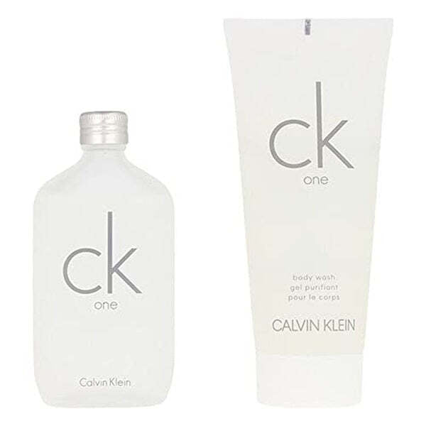 Calvin Klein CK One gift set 50ml EDT and 100ml shower gel, UK version