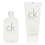 Calvin Klein CK One gift set 50ml EDT and 100ml shower gel, UK version