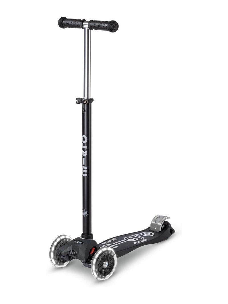 Micro Scooters Black LED Maxi Scooter (British brand)