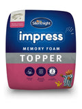 Silentnight White Impress 5cm mattress topper (British brand)