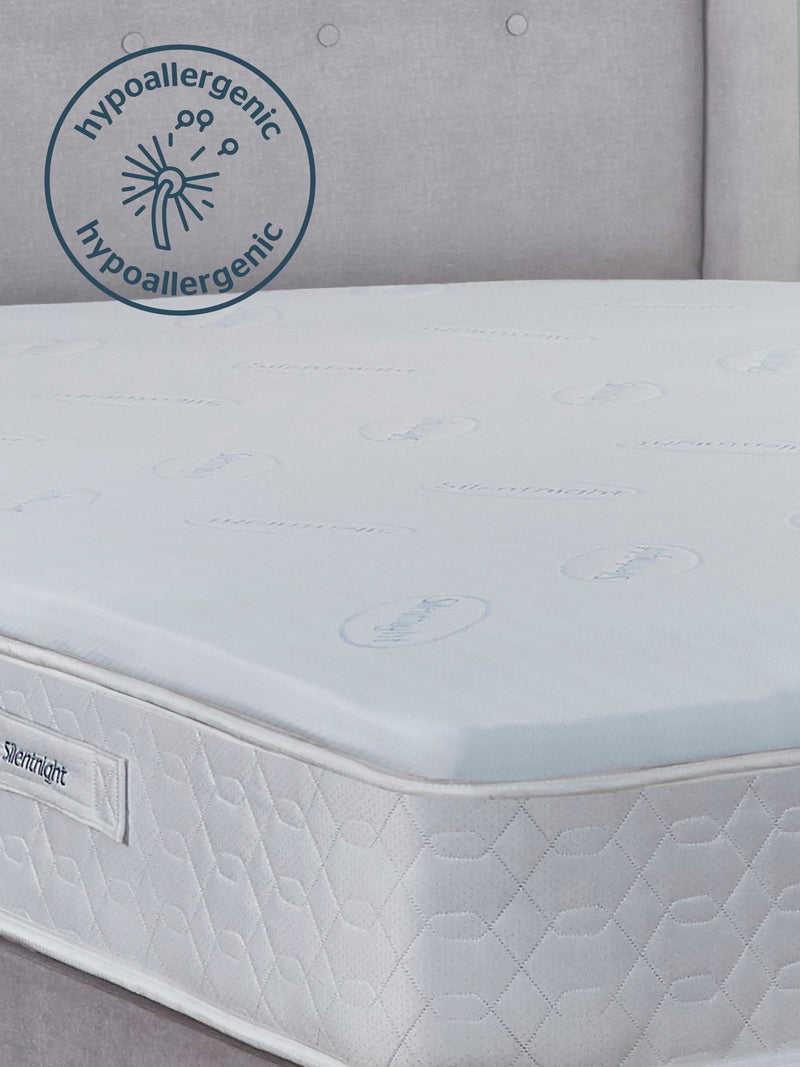 Silentnight White Impress 5cm mattress topper (British brand)
