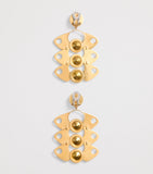 Valentino Garavani crystal-embellished drop earrings (British brand)