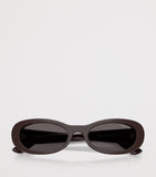 Vogue oval sunglasses in glossy acetate, UK version