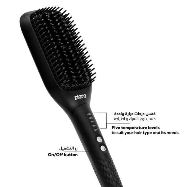 CLARA Sleek Hot Brush large thermal hair styling tool (British brand)