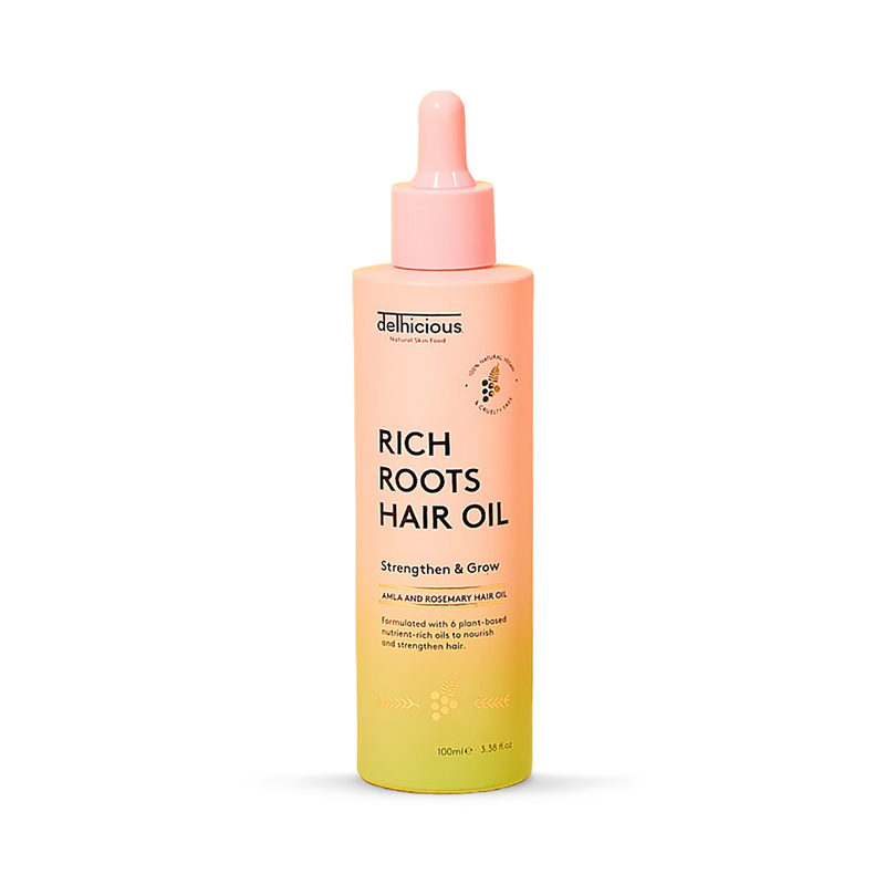 Delhicious Rich Roots hair and scalp growth oil 100ml (British brand)