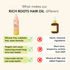 Delhicious Rich Roots hair and scalp growth oil 100ml (British brand)