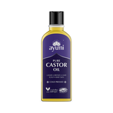 Holland & Barrett Ayumi Cold Pressed Pure Castor Oil Natural Oil for Hair, Lashes and Skin 150ml- Buy online at McGrocer