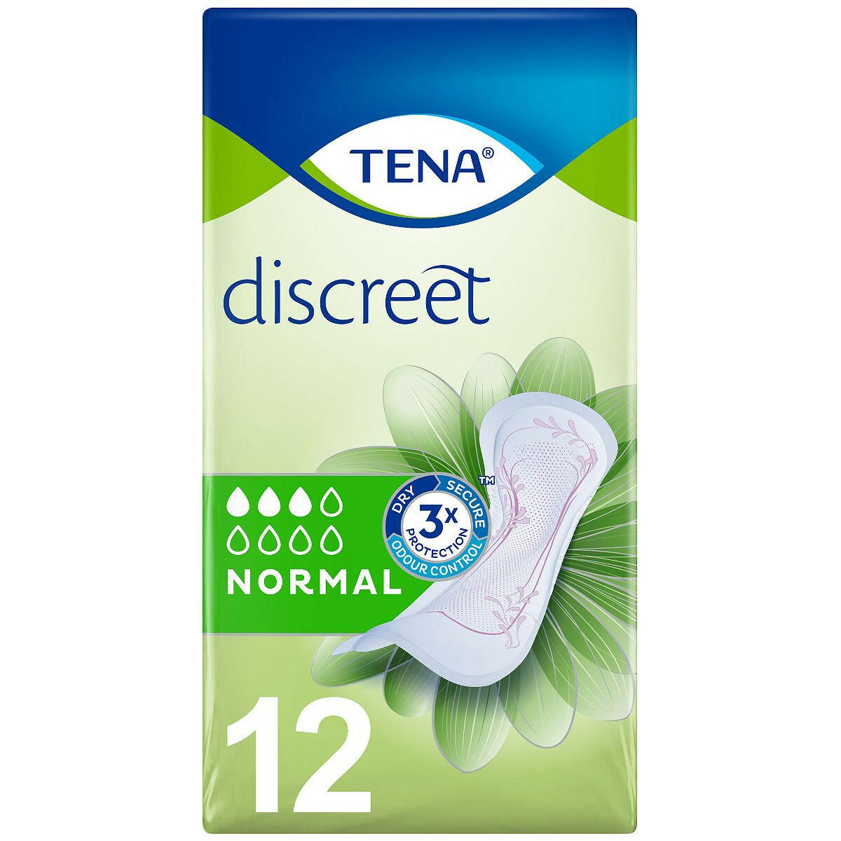 TENA Lady Normal Incontinence Pads - 12 pack GOODS Boots