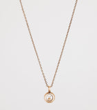 Chopard rose gold Happy Diamonds pendant necklace (British brand)