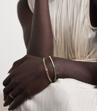 Anita Ko Hepburn bracelet yellow gold diamond emerald, imported from the UK